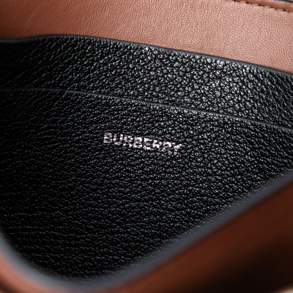 Pre-Loved Burberry Small House Check Trimmed Goatskin D Ring Crossbody - Picture 6 of 7
